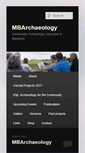 Mobile Screenshot of mbarchaeology.co.uk
